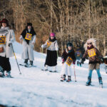 FOTO: Karnevalová tečka za lyžařskými oslavami