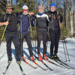 Lesáci na Vasově běhu se stříbrným jubilantem učitelem Kejklíčkem