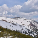 Frézování cesty mezi Výrovkou a Luční boudou