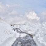 Frézování cesty mezi Výrovkou a Luční boudou