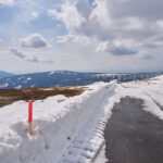 Frézování cesty mezi Výrovkou a Luční boudou