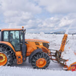 Frézování cesty mezi Výrovkou a Luční boudou