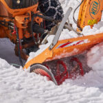 Frézování cesty mezi Výrovkou a Luční boudou