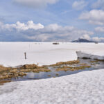 Frézování cesty mezi Výrovkou a Luční boudou