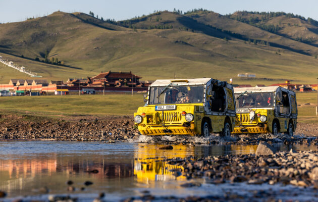 Fotograf Michal Dufek na expedici se Žlutým cirkusem do Mongolska