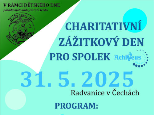 Charitativní zážitkový den pro spolek Achilleus