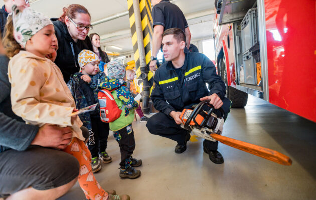 Den otevřených dveří na hasičské stanici v Trutnově