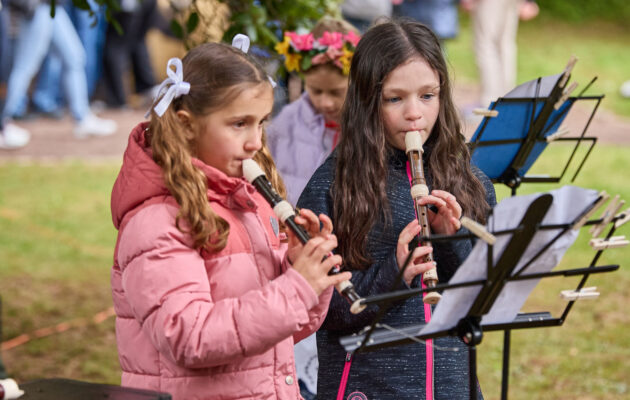 FOTO: Městský park jako jeviště talentu aneb Žáci ZUŠky v akci
