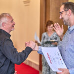 Akademie umění prvního věku - předání vysvědčení a výstava Salon akademiků