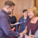 Akademie umění prvního věku - předání vysvědčení a výstava Salon akademiků