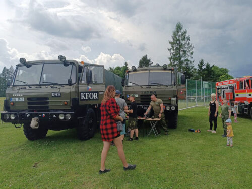 Starý Rokytník zažil první Den obce a dětí – odpoledne plné zábavy i techniky