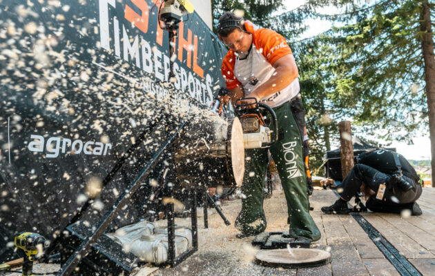 Souboj dřevorubců na Bojišti přinesl rekordní výkony i titul pro Matyáše Klímu