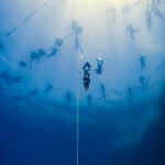 Freediver Pavel Tomm závodil v egyptském Dahabu