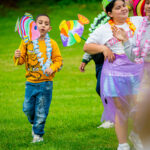 Zahradní slavnost: paralympionička a parkourová show inspirovaly děti k pohybu