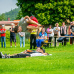 Zahradní slavnost: paralympionička a parkourová show inspirovaly děti k pohybu