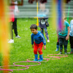 Zahradní slavnost: paralympionička a parkourová show inspirovaly děti k pohybu