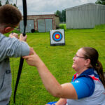 Zahradní slavnost: paralympionička a parkourová show inspirovaly děti k pohybu