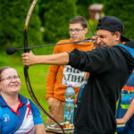 Zahradní slavnost: paralympionička a parkourová show inspirovaly děti k pohybu