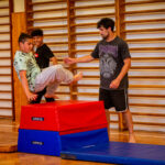 Zahradní slavnost: paralympionička a parkourová show inspirovaly děti k pohybu