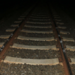 Kameny na železniční trati v Chotěvicích