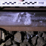 Kameny na železniční trati v Chotěvicích