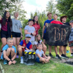 Sraz lovců na táboře v Horním Bradle