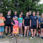 Sraz lovců na táboře v Horním Bradle