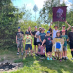 Sraz lovců na táboře v Horním Bradle