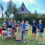 Sraz lovců na táboře v Horním Bradle