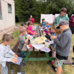 Sraz lovců na táboře v Horním Bradle