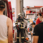 FOTO: Den s dobráky spojil poučení o práci hasičů s pohodovou zábavou