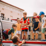 FOTO: Den s dobráky spojil poučení o práci hasičů s pohodovou zábavou