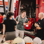 FOTO: Den s dobráky spojil poučení o práci hasičů s pohodovou zábavou