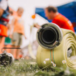 FOTO: Den s dobráky spojil poučení o práci hasičů s pohodovou zábavou