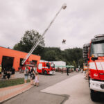 FOTO: Den s dobráky spojil poučení o práci hasičů s pohodovou zábavou