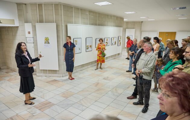 OBRAZEM: Pohádky ze starého hradu ozdobily výstavní prostor městského úřadu