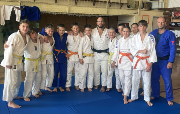 Judisté Lokomotivy Trutnov na soustředění v Kolárovu