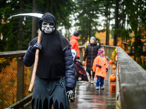 FOTO: Strašidla na Stezce aneb Halloweenské hrátky mezi korunami stromů