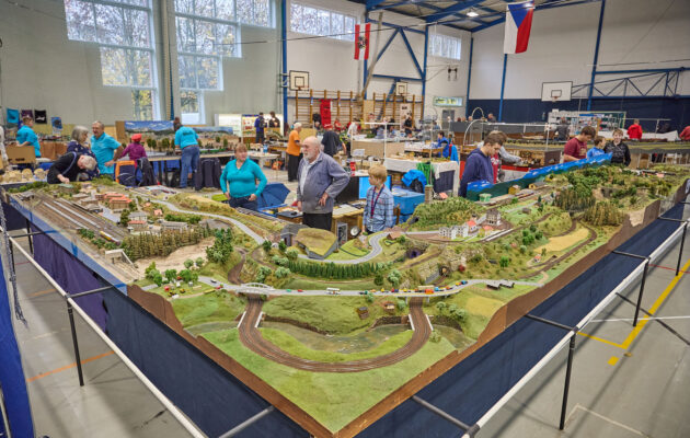 Výstava železničních modelů a kolejišť u příležitosti 55. výročí KŽM Trutnov