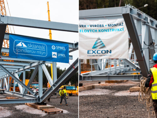 Ve Špindlerově Mlýně usadili klíčový lyžařský most přes Labe