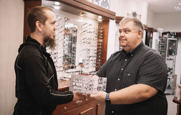 Vyhlášení vítěze soutěže s Oční optikou Malinský