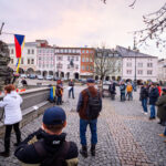 FOTO: Trutnov si připomněl 17. listopad a vyjádřil i podporu Ukrajině