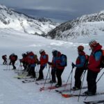 Školení horských záchranářů GOPR a Horské služby na ledovci Stubai