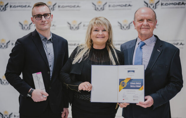 Mimořádné ocenění spolupráce v projektu Firma škole - Škola firmě 2025