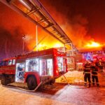 OBRAZEM: Požár budovy v Polské ulici způsobil desetimilionovou škodu