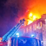 OBRAZEM: Požár budovy v Polské ulici způsobil desetimilionovou škodu