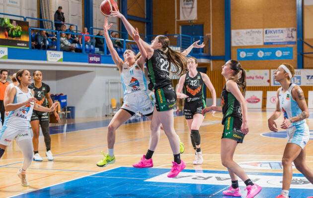 Ženská basketbalová liga: Trutnov - Žabiny Brno (58:90)