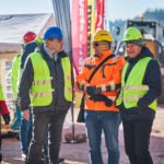 Slavnostní zahájení ražby tunelu Opevnění pro dálnici D11