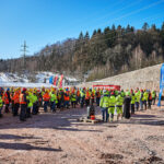 Slavnostní zahájení ražby tunelu Opevnění pro dálnici D11