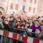 Přivítání olympioniků na náměstí ve Vrchlabí